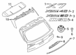 Diagram for 2023 BMW X7 Emblem - 51145A63D32