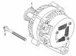 Diagram for 2024 BMW X1 Alternator - 12315A504F9