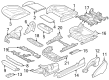 Diagram for BMW 750e xDrive Seat Cushion Pad - 52105A4D214