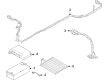 Diagram for BMW X5 M Battery Cable - 61129429632