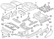 Diagram for BMW 750e xDrive Seat Cushion Pad - 52105A68495