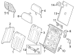 Diagram for BMW iX Seat Cushion Pad - 52205A35586