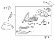 Diagram for 2021 BMW Z4 Side View Mirrors - 67135A3DB12