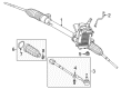 Diagram for BMW i3s Steering Gearbox - 32105A43107