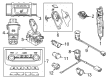 Diagram for 2023 BMW 330e xDrive Turn Signal Switch - 61315A32042