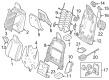 Diagram for BMW iX Seat Cushion Pad - 52109108687