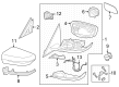 Diagram for 2023 BMW 330e xDrive Parking Assist Distance Sensor - 66315A3CBB3