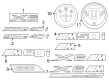 Diagram for BMW X6 Emblem - 51148096413