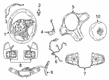 Diagram for BMW M850i xDrive Steering Wheel - 32305A5C376