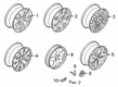 Diagram for BMW Wheel Cover - 36135A37E40