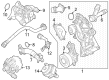 Diagram for BMW 750e xDrive Water Pump Gasket - 11515A55480