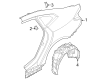 Diagram for BMW M440i Gran Coupe Fender Splash Shield - 51758738049