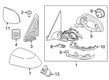 Diagram for 2022 BMW X3 Side View Mirrors - 51165A3AEA7