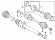 Diagram for BMW 228i Gran Coupe Axle Shaft - 31605A2E057