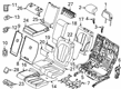 Diagram for 2022 BMW X5 M Seat Cushion Pad - 52205A3C904