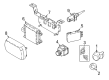 Diagram for 2021 BMW X4 Parking Sensors - 66315A58DA3