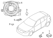 Diagram for BMW 228i Gran Coupe Air Bag Sensor - 65779377098