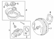 Diagram for 2022 BMW X3 Brake Booster - 34336889144