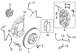 Diagram for 2024 BMW X6 M Brake Caliper - 34109504109