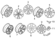 Diagram for 2024 BMW M340i Alloy Wheels - 36118746631