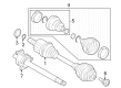 Diagram for 2023 BMW X1 Axle Shaft - 31605A4E431