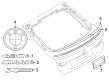 Diagram for BMW M440i Gran Coupe Emblem - 51145A326F4