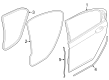 Diagram for BMW 760i xDrive Door Seal - 51769883236