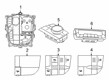 Diagram for 2023 BMW X5 Automatic Transmission Shifter - 61315A7DF84