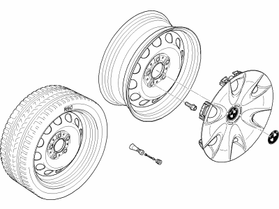 BMW 128i Alloy Wheels - 36116777784