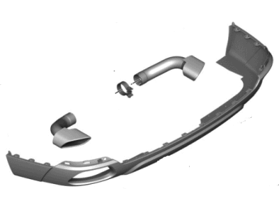 BMW X6 Tail Pipe - 18302358257