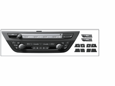 BMW 640i xDrive Gran Turismo Blower Control Switches - 61316834464