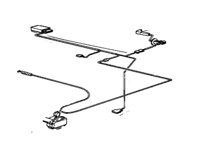 BMW 65711386119 Bowden Cable