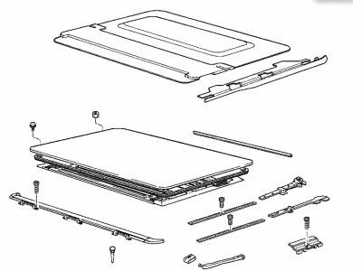 BMW 318i Weather Strip - 54128165954