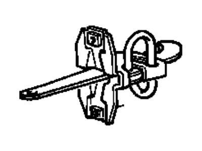 1993 BMW 325i Door Check - 51228165009