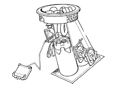 1994 BMW 850Ci Fuel Tank Sending Unit - 16147159310