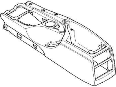 BMW 530i Center Console Base - 51169191773