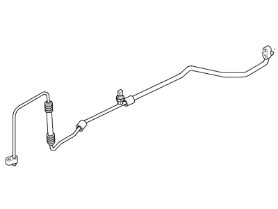 2002 BMW 745i A/C Liquid Line Hoses - 64538379837