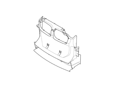 BMW 51717893351 Front Air Duct