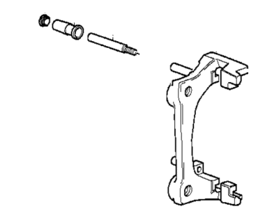 BMW 323i Brake Caliper Bracket - 34216765879