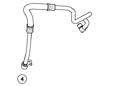 2007 BMW 650i Oil Cooler Hose - 17227565938