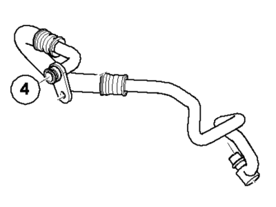 2007 BMW 650i Oil Cooler Hose - 17227565937