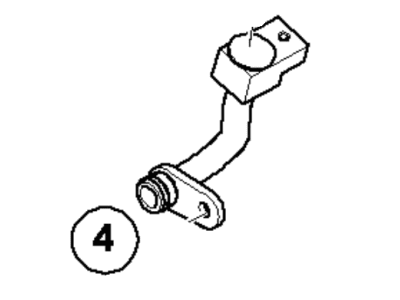 2007 BMW 650i Oil Cooler Hose - 17227558467