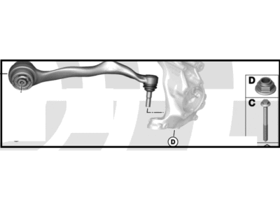 BMW 31102467055 REPAIR SET FOR RADIUS ROD, L