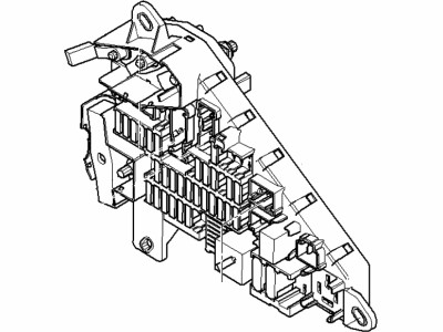 2007 BMW 550i Fuse Box - 61146906618