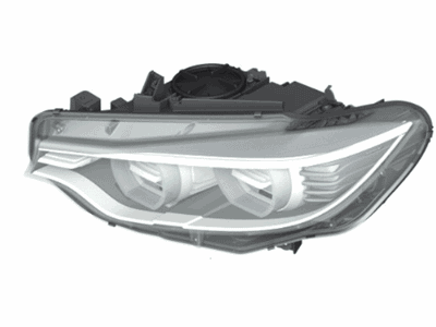 BMW 435i Gran Coupe Headlight - 63117377855