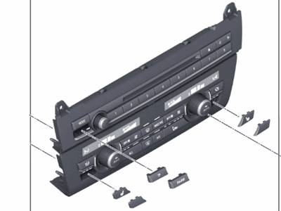 BMW 61319328426 Repair Kit, Radio And A/C Control Panel