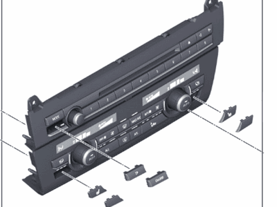 BMW 61319328425 Repair Kit, Radio And A/C Control Panel
