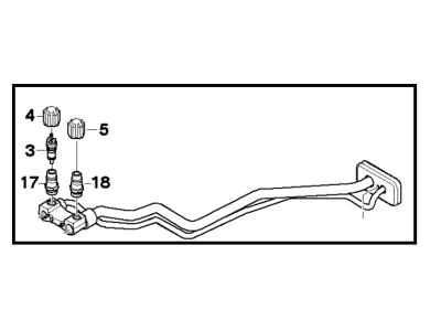 2013 BMW X6 A/C Hose - 64536945725