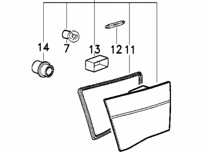 1997 BMW 850Ci Back Up Light - 63211383375