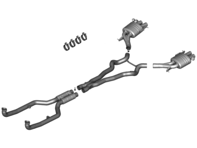 2016 BMW M5 Exhaust Resonator - 18302344071